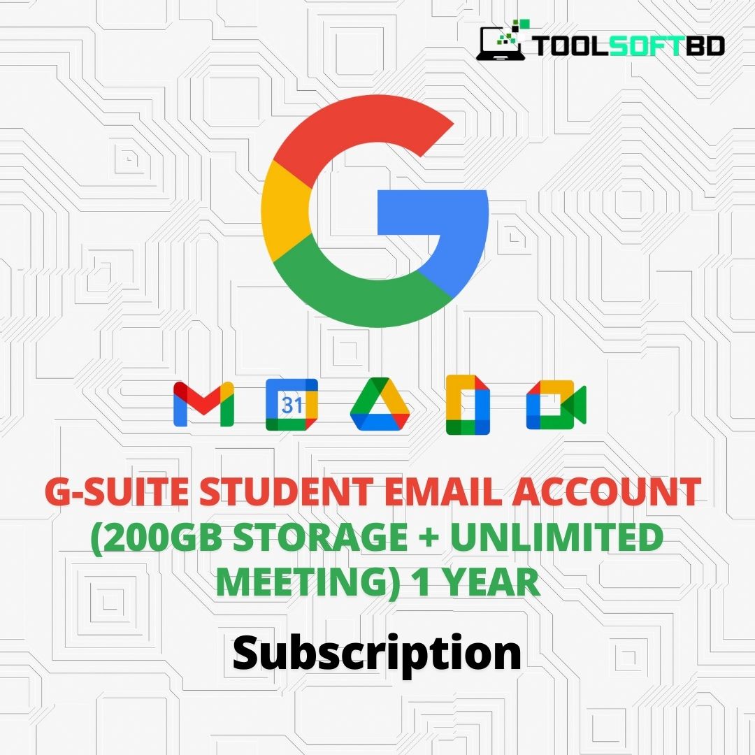 g suite student account subscription price in bd