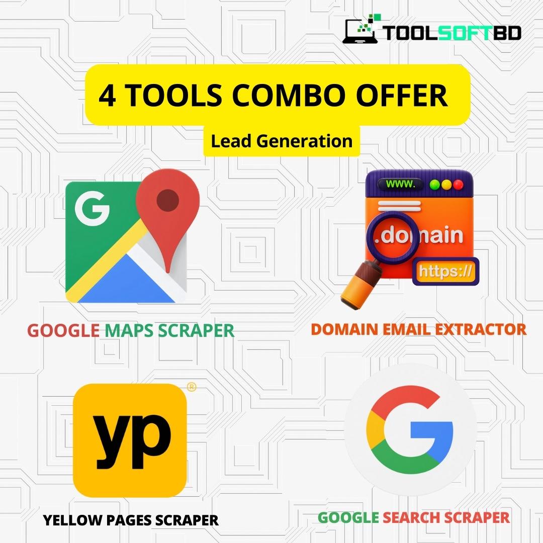 Lead Generation Data Scraping Tools Combo Offer price in bd by digitaltools